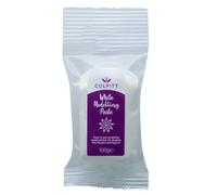 Culpitt Modelling Paste, White, Sugarpaste, Gumpaste For Cake Decorating, Wedding Cakes, Flowers, Animals, Figures, Models - Sets Hard, 100g