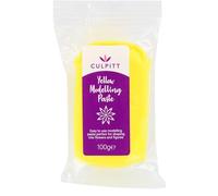 Culpitt Modelling Paste, Yellow, Sugarpaste, Gumpaste For Cake Decorating, Flowers, Animals, Figures, Models - Sets Hard, 100g