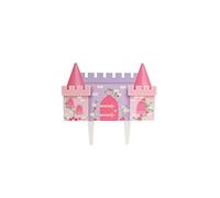 CULPITT Princess Castle Pic Cake Topper, 145mm/5”, 1 Pc, Gum Paste Cake Decorations For a Fun Birthday Cake, Colourful Time-Saving Topper