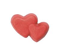 Culpitt Red Double Heart Edible Sugar Decorations (Pack of 1, Total 480)