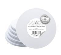 Culpitt Select 10" (25.5cm) Round Cake Boards, White - 5 Pack