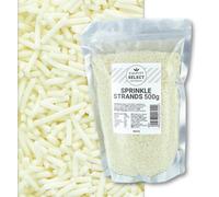 Culpitt Select 500g White Sugar Strand Sprinkles