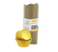 Culpitt Select 50mm Gold Foil Baking Cases - 250 Pack