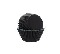 Culpitt Select Black Baking Cases, Greaseproof Paper Baking Cups, 50mm Cupcake Cases - Pack of 50