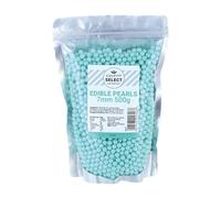 Culpitt Select Blue Pearls | 7mm | Edible Cake Decorations - 500g