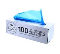 Culpitt Select Disposable Piping Bags 18", Non-Stick Pastry Bags For Cake Making, Decorating, Icing, Buttercream, 450 x 230 mm, Pack of 100