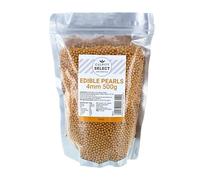 Culpitt Select Gold Pearls | 4mm | Edible Cake Decorations - 500g