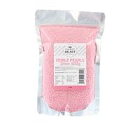 Culpitt Select Nonpareils | Pink 2mm Sugar Beads, Edible Sprinkles For Cakes, Cupcakes, Cookies, Ice Cream, and Desserts | 500g