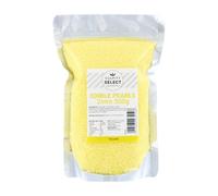 Culpitt Select Nonpareils | Yellow 2mm Sugar Beads, Edible Sprinkles For Cakes, Cupcakes, Cookies, Ice Cream, and Desserts | 500g