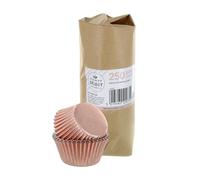 Culpitt Select Rose Gold Baking Cases, Premium Foil Baking Cups, 50mm Cupcake Cases - Extra Large Pack of 250
