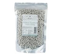 Culpitt Select Silver Pearls | 7mm | Edible Cake Decorations - 500g
