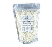 Culpitt Select White Pearls | 7mm | Edible Cake Decorations - 500g