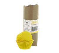 Culpitt Select Yellow Baking Cases, Greaseproof Paper Baking Cups, 50mm Cupcake Cases - Extra Large Pack of 250