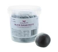 Culpitt Super Soft Sugar Paste | 1kg | Black Fondant Icing For Cake Covering, Ready To Roll, Easy To Use - 1kg