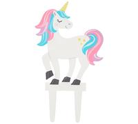 Culpitt Unicorn Pic Cake Topper, 1 Pc, Gum Paste Cake Decorations For a Magical Birthday Cake, Colourful Time-Saving Topper, Multicolour, 20128