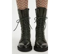 Cult Classic Combat Boots by Silent D at Free People in Forest Green, Size: EU 37 - female