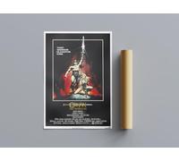 Cult Classic Movie Posters Conan The Barbarian Wall Art (A4 Size 21cmx29.7cm)