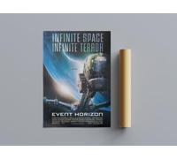 Cult Classic Movie Posters Event Horizon Wall Art (A4 Size 21cmx29.7cm)