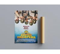 Cult Classic Movie Posters Super Troopers Wall Art (A3 Size 29.7cmx42cm)