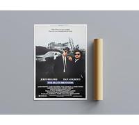 Cult Classic Movie Posters The Blues Brothers Wall Art (A3 Size 29.7cmx42cm)