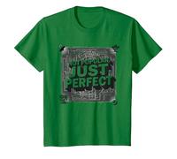Cult Classic: Not Popular, Just Perfect Movie Lover Art T-Shirt, Kids, Kelly Green, 8 Years