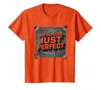 Cult Classic: Not Popular, Just Perfect Movie Lover Art T-Shirt, Kids, Orange, 4 Years