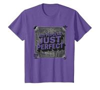 Cult Classic: Not Popular, Just Perfect Movie Lover Art T-Shirt, Kids, Purple Heather, 2 Years