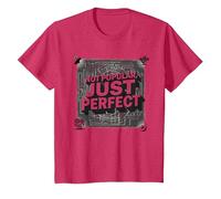 Cult Classic: Not Popular, Just Perfect Movie Lover Art T-Shirt, Kids, Red Heather, 3 Years