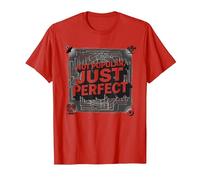 Cult Classic: Not Popular, Just Perfect Movie Lover Art T-Shirt, Men, Red, S