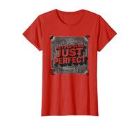 Cult Classic: Not Popular, Just Perfect Movie Lover Art T-Shirt, Women, Red, XL