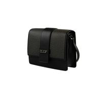 Cult Compact Polyurethane Crossbody Bag - One Size - Black