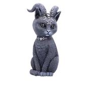 CULT CUTIES PAWZUPH FIGURINE ORNAMENT STATUE CUTE CAT GOTHIC HORROR HORNS
