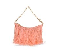 Cult Gaia Gia feather chain shoulder bag - Pink One Size