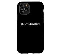 Cult Leader Aesthetic Ironic Dark Humor Pun Statement Design Case for iPhone 11 Pro