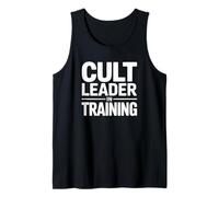 Cult Leader in Training Funny Parent Tank Top