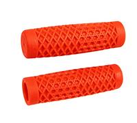 CULT Motorcycle Hand Grip - Orange, 7/8''/1'' Handlebar Fitment, V-Twin Design by Vans/Cult, Pair