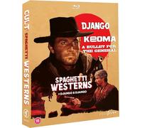 Cult Spaghetti Westerns Boxset (Django & Tarantino Bonus + Keoma + Bullet for the General (Region Free) [Blu-ray]