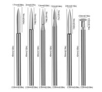 Cultivate Your Craft Skills with a Complete Set of 6Pcs Wood Drilling Accessories for Rotational Use (B)