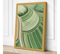 Cultivated Patterns Canvas Wall Art Print 36x24 Inch