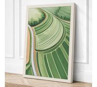Cultivated Patterns Canvas Wall Art Print 36x24 Inch