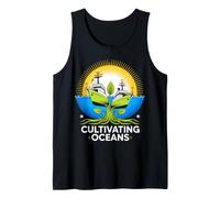 Cultivating Oceans Sun, Boats & Sprout Design Tank Top