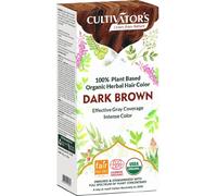 Cultivators Organic Hair Dye with Herbs 100 gr Dark Brown.