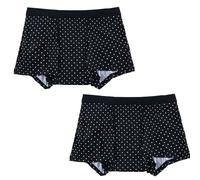 CuLtp 2pcs Menstrual Underwear, Boxer Menstrual Briefs, Incontinence Pants Women Boxer Briefs, Period Pants For Women, Washable Incontinence Pants Women