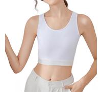 CuLtp Emulsion Chest Binder For Transgender, Breathable Flat Compression Chest Binder With Chest Pad, Rear Hatch Compression Trans Bandage Bra For Tomboy Trans Lesbian
