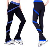 CuLtp Figure Skating Practice Pants, Training Practice Leggings Fleece Inside, Girls Fleece Thermal Yoga Pantyhose Over The Boot Legging, High Waist Premium Warm Tights Trousers