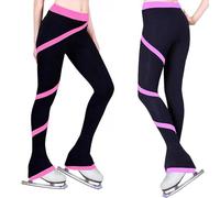 CuLtp Figure Skating Practice Pants, Training Practice Leggings Fleece Inside, Girls Fleece Thermal Yoga Pantyhose Over The Boot Legging, High Waist Premium Warm Tights Trousers