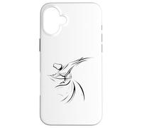 Cultural And Spiritual Dance Of The Dervish Line Art Case for iPhone 16 Plus