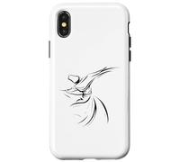Cultural And Spiritual Dance Of The Dervish Line Art Case for iPhone X/XS