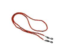 Cultural Eyeglass Chain Artisanal Glass Beadwork Ergonomic Design Suitable for Daily or Party Wearing Retro Chinese Styles Glass Chain