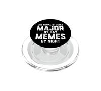 Cultural Studies Major By Day Memes Night Semiotics Hegemony PopSockets PopGrip for MagSafe